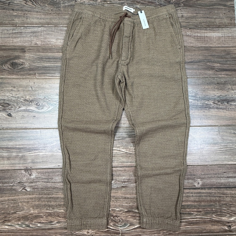 Taylor Stitch Mens Size XXL Apres Pant Cypress Sashiko Brown Joggers NWT